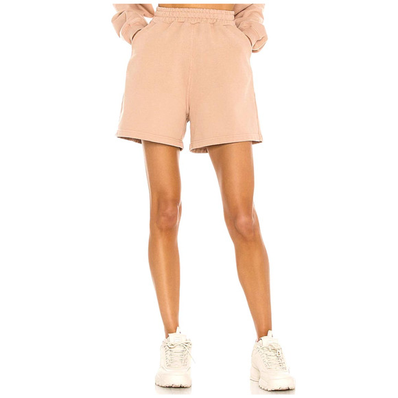 SIXTHREESEVEN Pants - SIXTHREESEVEN X Revolve The Sweat Short in Cocoa Size XXS